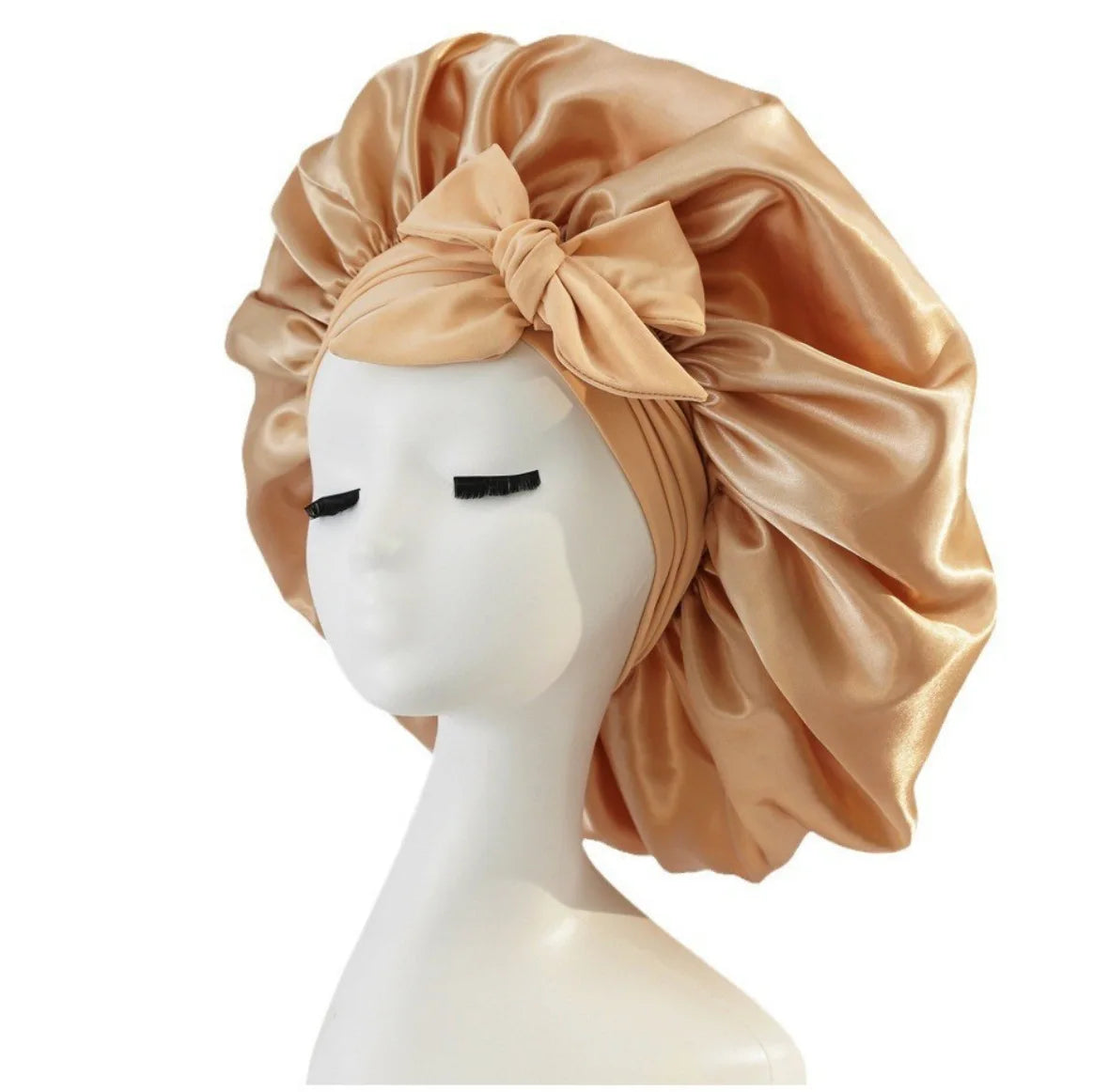 Bonnet en Satin Ajustable – Protection Nuit pour Braids