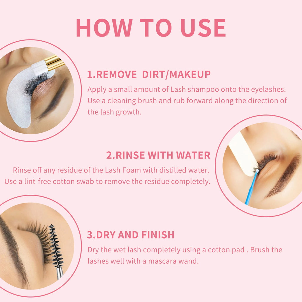 Shampooing Mousse pour Cils 100 ml