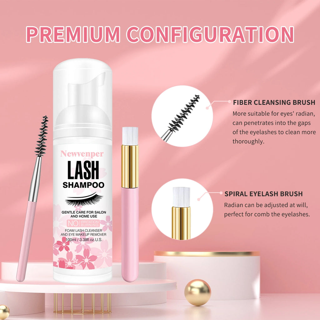 Shampooing Mousse pour Cils 100 ml